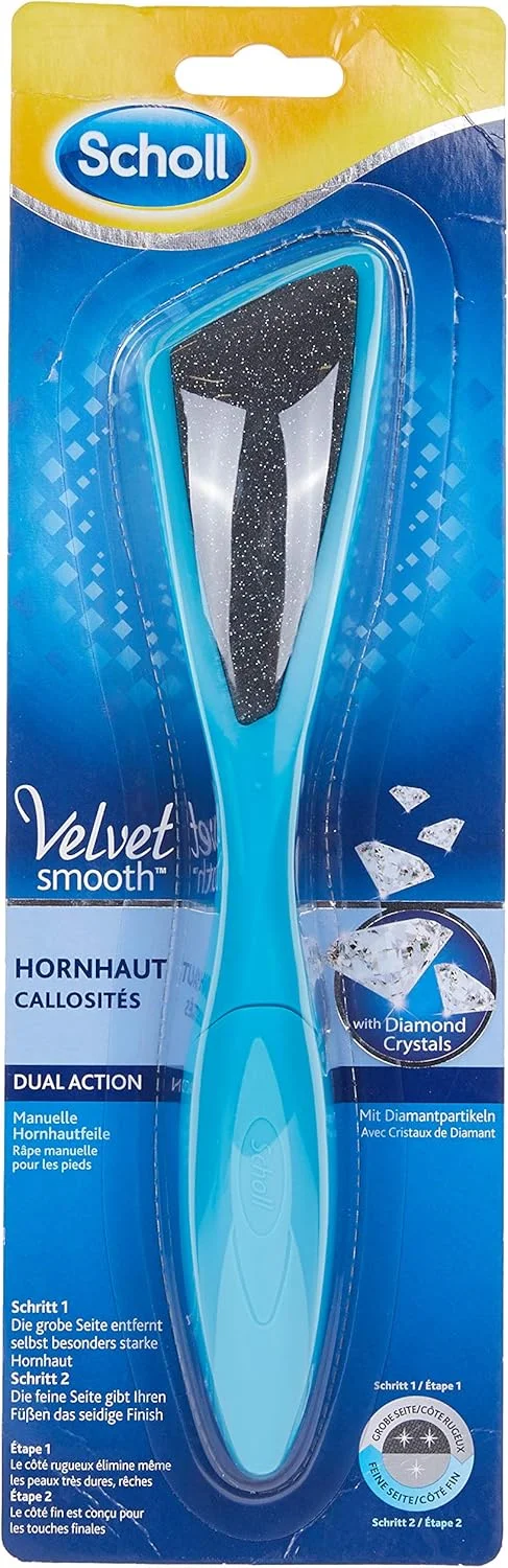 سوهان پدیکور شول مدل Velvet Smooth با ذرات الماس، بسته 2 عددی