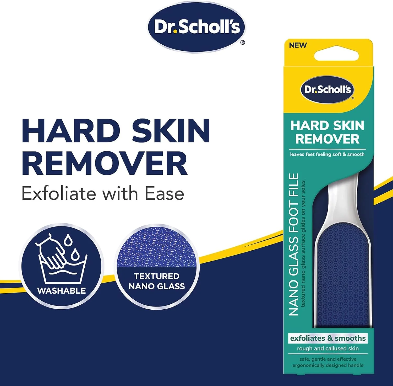 سوهان پدیکور شیشه ای نانو از دکتر شولز برای از بین بردن پوست سخت پا - از بین برنده پینه پا، اسکرابر بادوام پا، از بین برنده پوست مرده، ابزار بهداشتی پدیکور، بافر پای ماندگار، پاهای نرم و صاف (بسته 2 عددی) سوهان پدیکور شیشه ای نانو از دکتر شولز برای از بین بردن پوست سخت پا - از بین برنده پینه پا، اسکرابر بادوام پا، از بین برنده پوست مرده، ابزار بهداشتی پدیکور، بافر پای ماندگار، پاهای نرم و صاف (بسته 2 عددی)