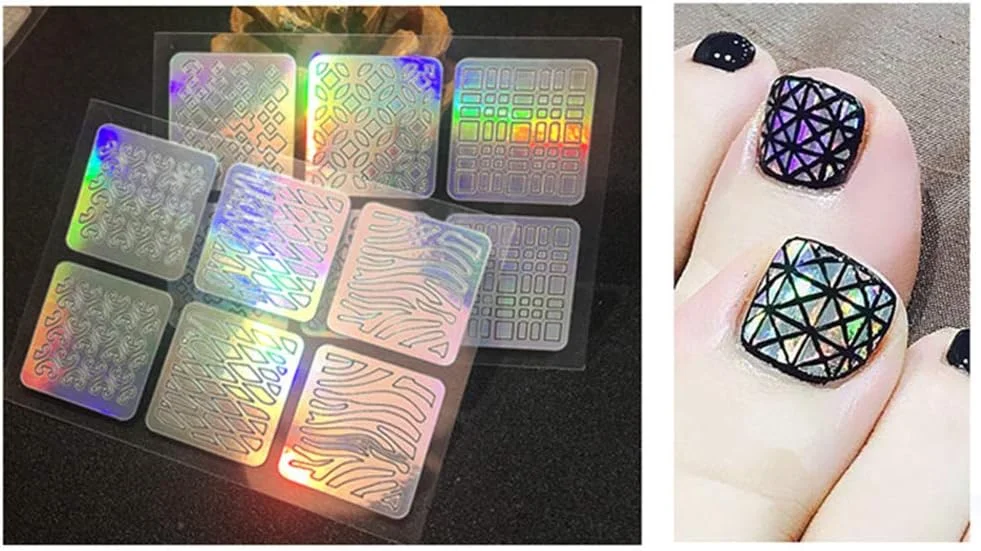 برچسب فاوونو، 24 عدد برچسب طراحی ناخن، برچسب های توخالی طراحی ناخن و برچسب های سه بعدی طراحی ناخن، برچسب های خمیر ناخن توخالی، شابلون های وینیل ناخن، برچسب ناخن برای طراحی هنر ناخن