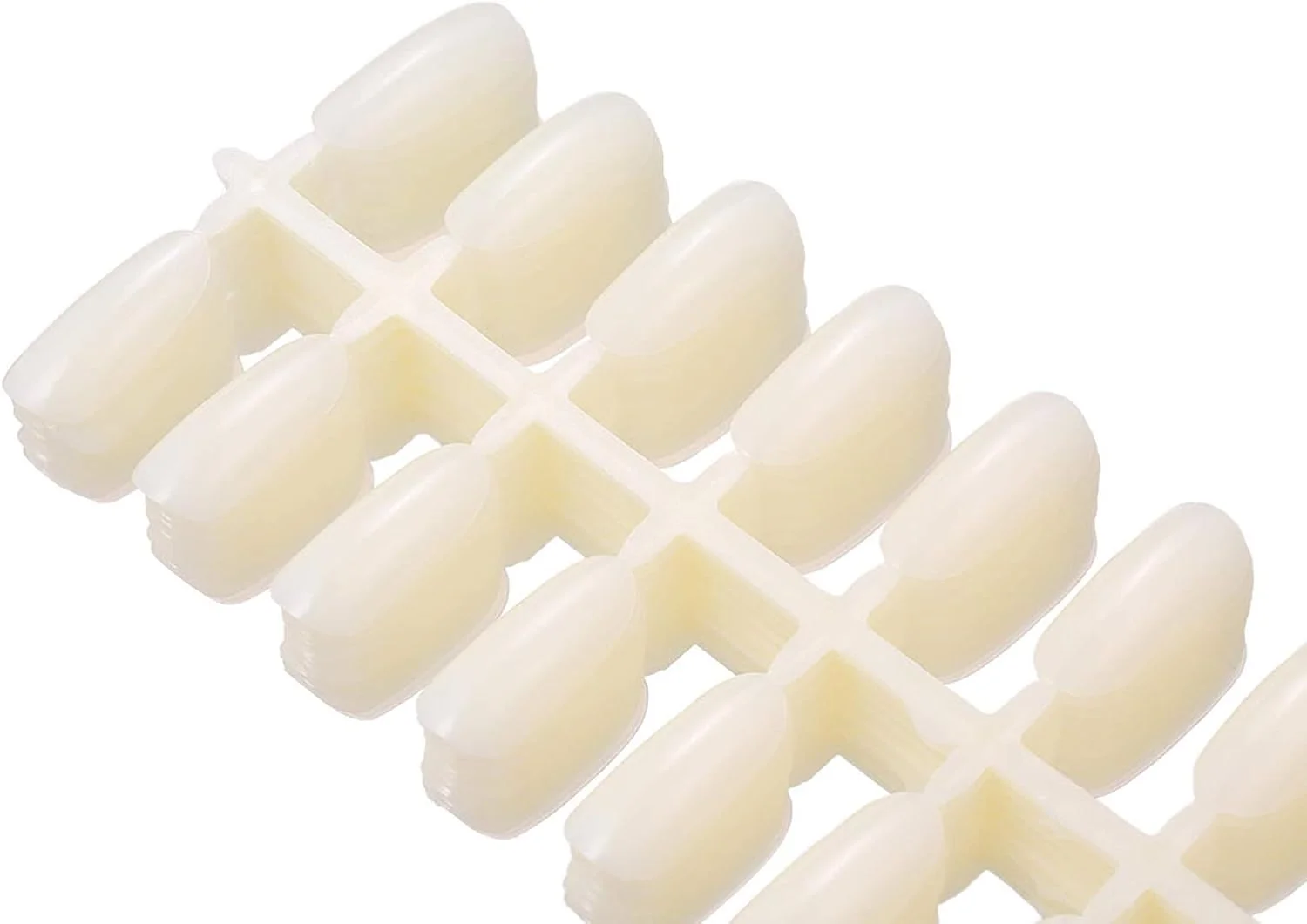 ناخن مصنوعی فاونوو، 240 عدد ناخن مصنوعی بیضی شکل برای استفاده در سالن و طراحی ناخن DIY ناخن مصنوعی فاونوو، 240 عدد ناخن مصنوعی بیضی شکل برای استفاده در سالن و طراحی ناخن DIY