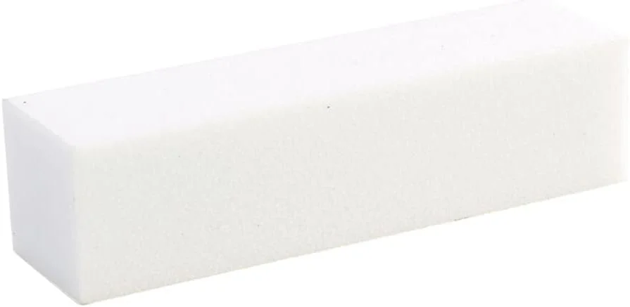 GSHLLO ۱۰ عدد سوهان ناخن سفید، سمباده و براق کننده ناخن، ابزار مانیکور