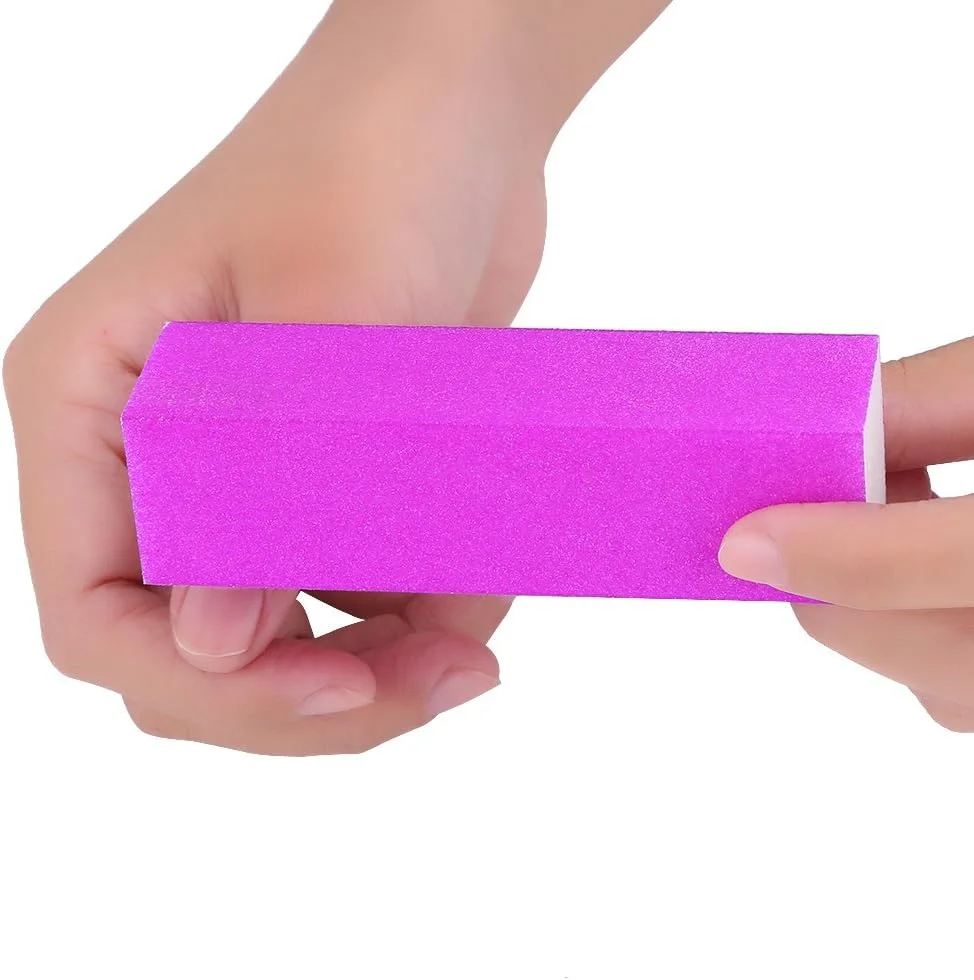 ۵ عدد سوهان ناخن اسفنجی، ابزار مراقبت از ناخن، از بین برنده پوست مرده، سوهان مانیکور، ابزار پولیش پدیکور