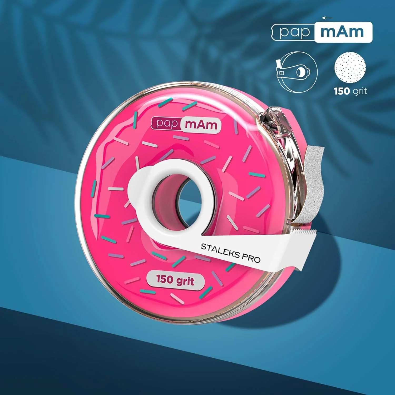 رول سوهان ناخن سفید، 80 عدد سوهان در یک رول