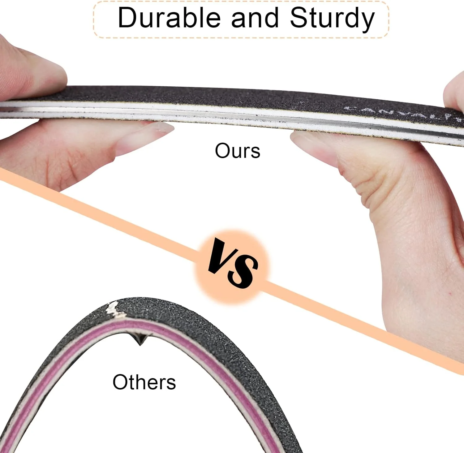 سوهان ناخن Canvalite، بسته 40 عددی، قابل استفاده مجدد، چسبی، سوهان سمباده ای قابل تعویض، مناسب برای ناخن های طبیعی، گرید 240، مناسب برای استفاده در سالن و مصارف شخصی