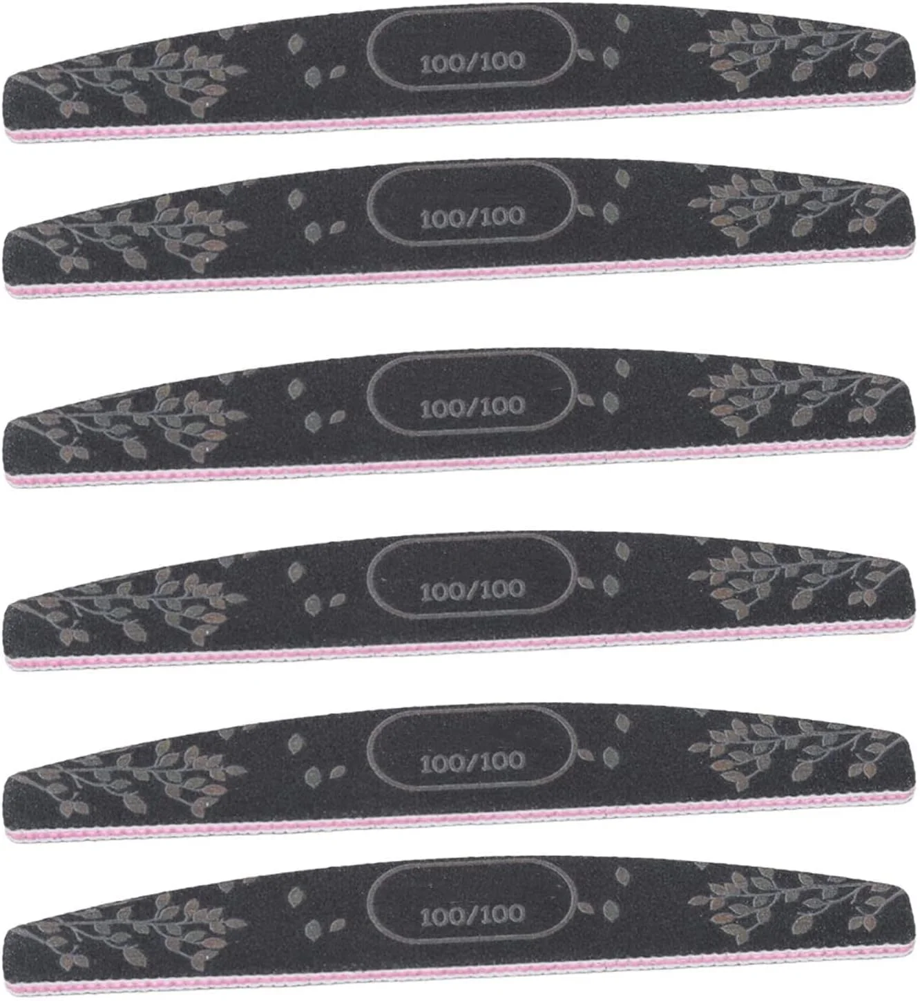 سوهان ناخن 20 عددی، مناسب برای پولیش و استفاده مجدد، برای ناخن های طبیعی و اکریلیک، درجه زبری 100/100