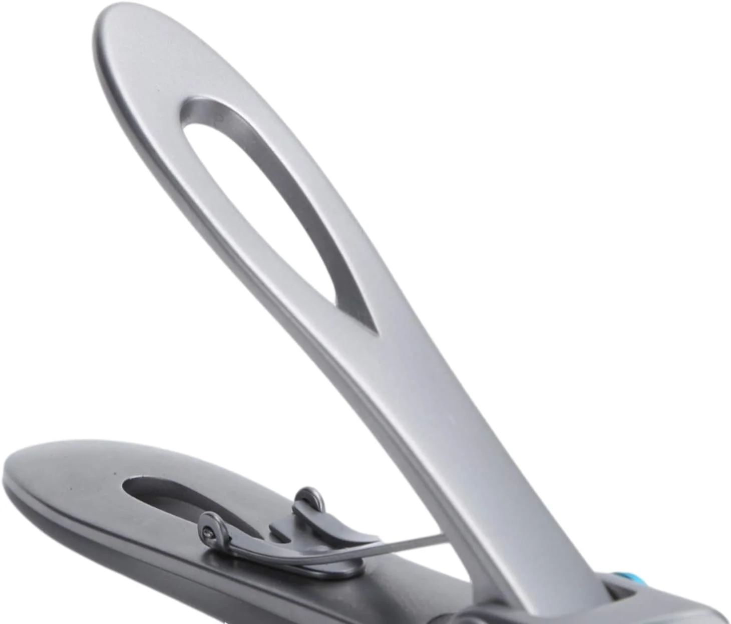 ست سوهان ناخن و ناخن گیر با دسته ضد لغزش مناسب سالن های زیبایی و استفاده خانگی (ست سه تکه نقره ای)