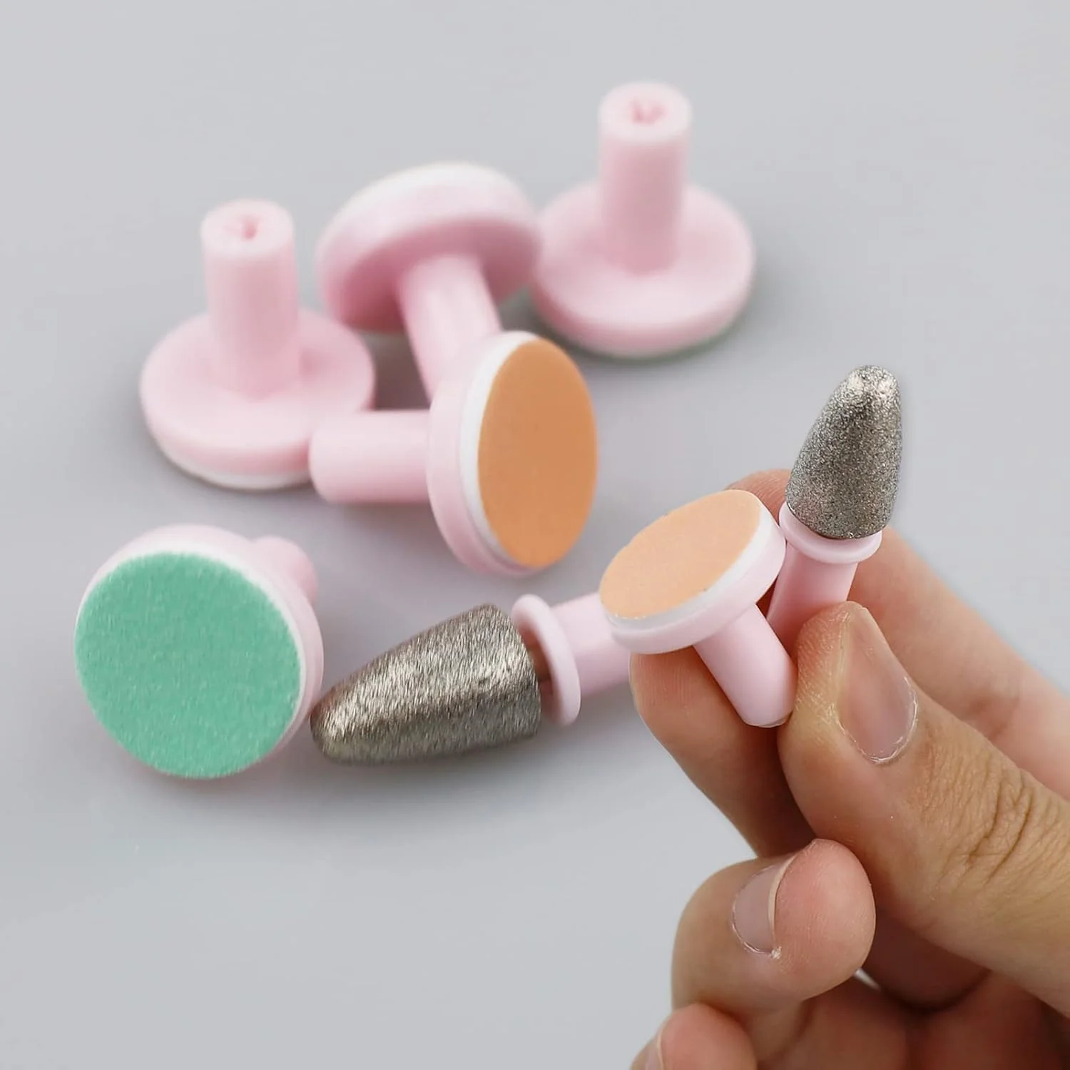 ۱۲ عدد پد سوهان ناخن نوزاد، پد جایگزین سوهان ناخن، سری سنگ زنی ناخن برقی نوزاد برای سوهان ناخن برقی استاندارد کودک، مناسب برای نوزاد تازه متولد شده