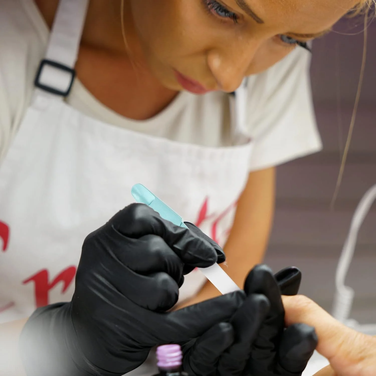 سوهان ناخن سرامیکی با جعبه: 5 عدد سوهان ناخن مانیکور، بافر ناخن برای شکل دادن، صاف کردن و صیقل دادن ناخن طبیعی، رنگ تصادفی سوهان ناخن سرامیکی با جعبه: 5 عدد سوهان ناخن مانیکور، بافر ناخن برای شکل دادن، صاف کردن و صیقل دادن ناخن طبیعی، رنگ تصادفی