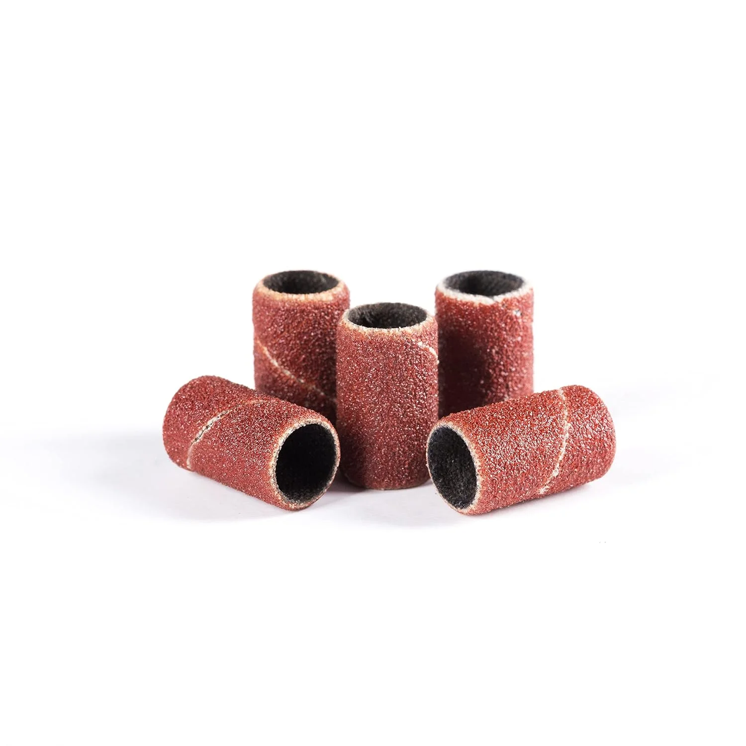 ست ۱۰۰ عددی کلاهک سمباده لالیل، درجه زبری ۲۴۰ - آستین سمباده - ابزار مراقبت از ناخن - قهوه ای - سازگار با ناخن (کراتین)، پوست