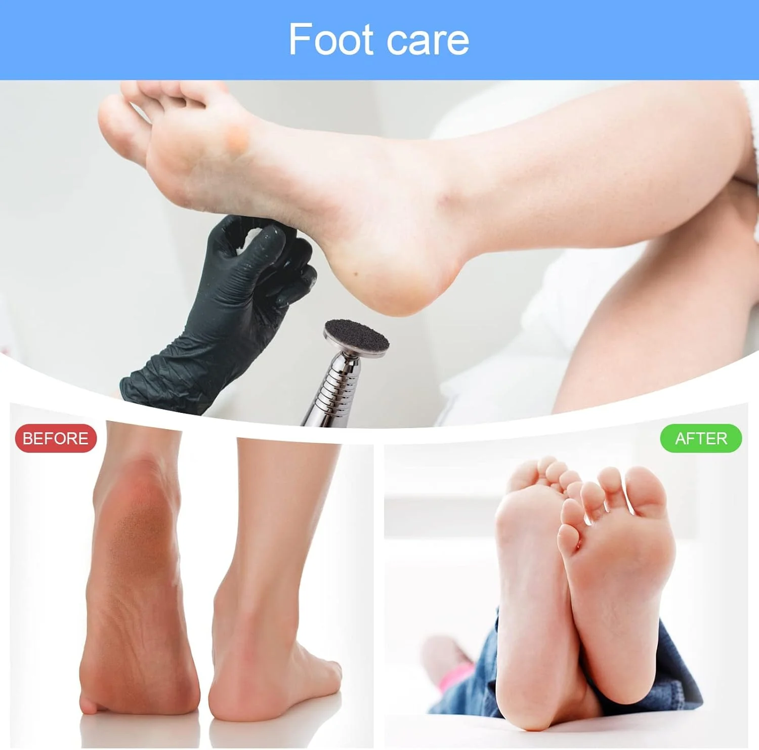 دیسک های سمباده ای رولی بگ با سری فلزی سوهان ناخن، دیسک های سمباده ای 25 میلی متری برای پدیکور مانیکور، #80#150#240 دانه بندی ریز، بسته بندی شده