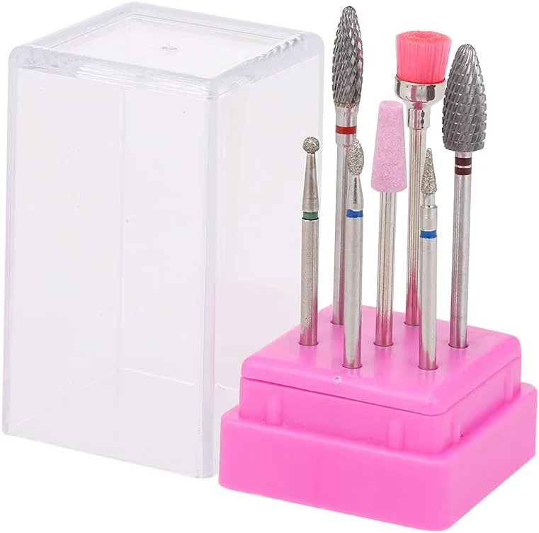 مجموعه ۷ عددی سری مته ناخن Fawoonu برای پدیکور و مانیکور، سری های جایگزین مته، لوازم جانبی دستگاه برقی مته ناخن