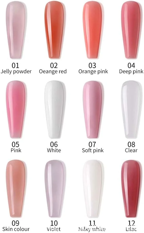 ست ژل ناخن Fawoonu NE با دستگاه UV، شامل 6 رنگ لاک ژل، تاپ کت و بیس کت بدون نیاز به تمیز کردن، ست ژل ناخن LED، کیت شروع طراحی ناخن، ست ابزار مانیکور، کیت ابزار ناخن سالنی