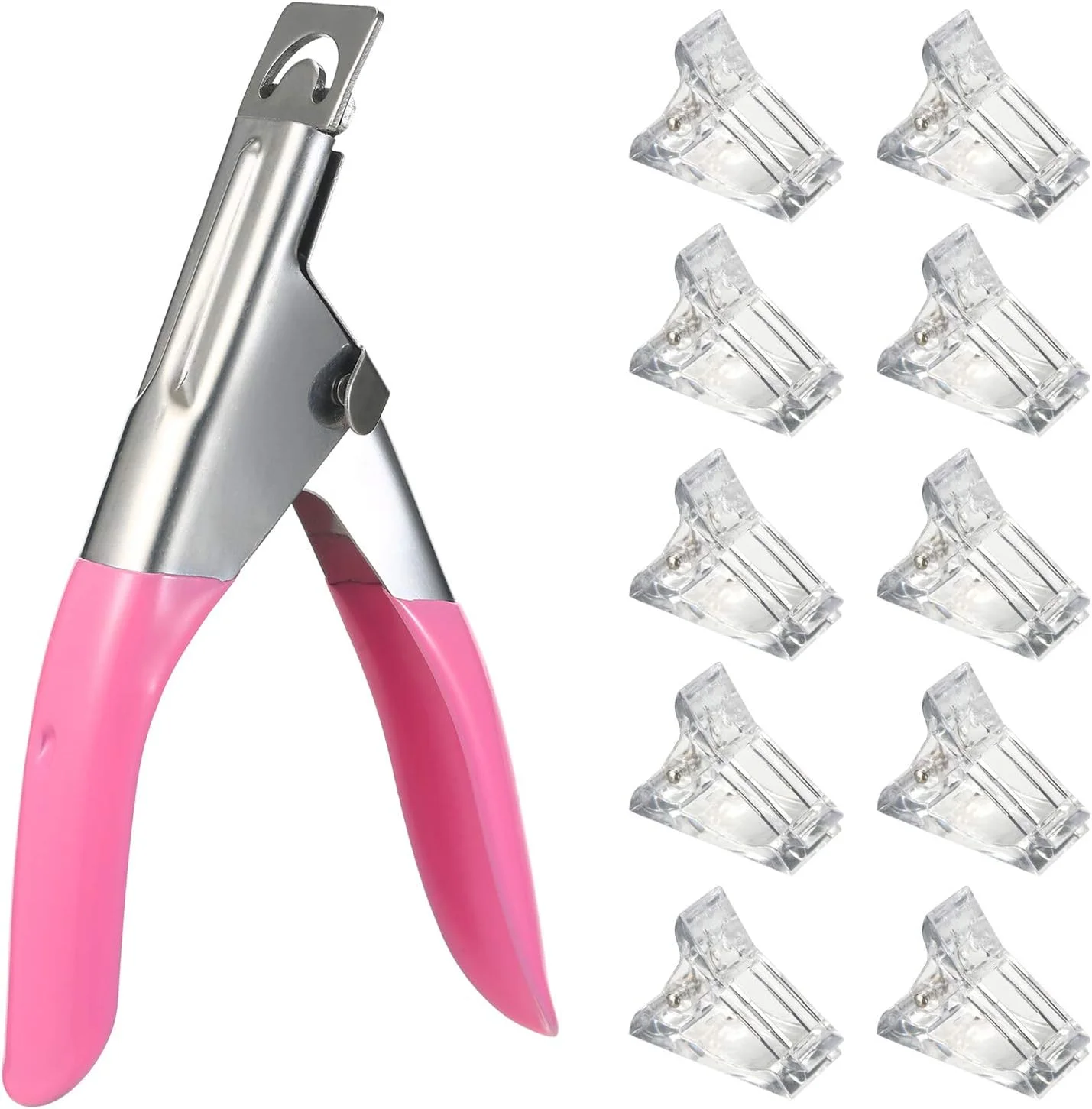 مجموعه گیره فاوونو، 10 عدد گیره ناخن برای اکستنشن سریع، گیره ناخن مصنوعی، گیره U شکل، ابزار مانیکور، تریمر، ناخن های فرانسوی DIY مجموعه گیره فاوونو، 10 عدد گیره ناخن برای اکستنشن سریع، گیره ناخن مصنوعی، گیره U شکل، ابزار مانیکور، تریمر، ناخن های فرانسوی DIY