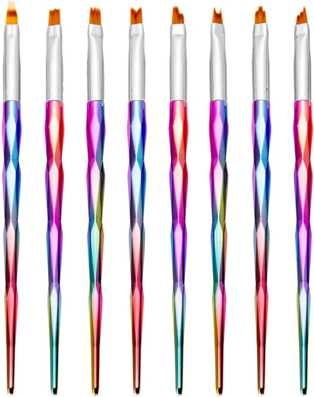 مجموعه 8 عددی قلم طراحی ناخن Fawoonu، قلم طراحی ناخن آمبره و گرادینت ژلی، قلم چند رنگ طراحی و لاک ناخن مجموعه 8 عددی قلم طراحی ناخن Fawoonu، قلم طراحی ناخن آمبره و گرادینت ژلی، قلم چند رنگ طراحی و لاک ناخن