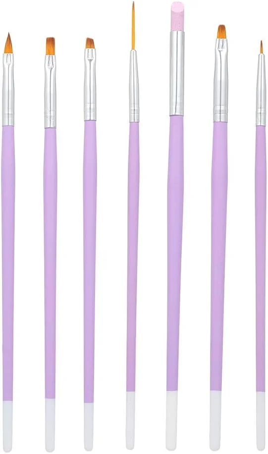 قلم های طراحی ناخن Fawoonu، ست 7 عددی قلم طراحی ناخن، برس های خط کشی ناخن، قلم های ژل طراحی، برس ناخن اکریلیک، قلم پاک کننده پوست ناخن، ابزار ناخن قلم های طراحی ناخن Fawoonu، ست 7 عددی قلم طراحی ناخن، برس های خط کشی ناخن، قلم های ژل طراحی، برس ناخن اکریلیک، قلم پاک کننده پوست ناخن، ابزار ناخن