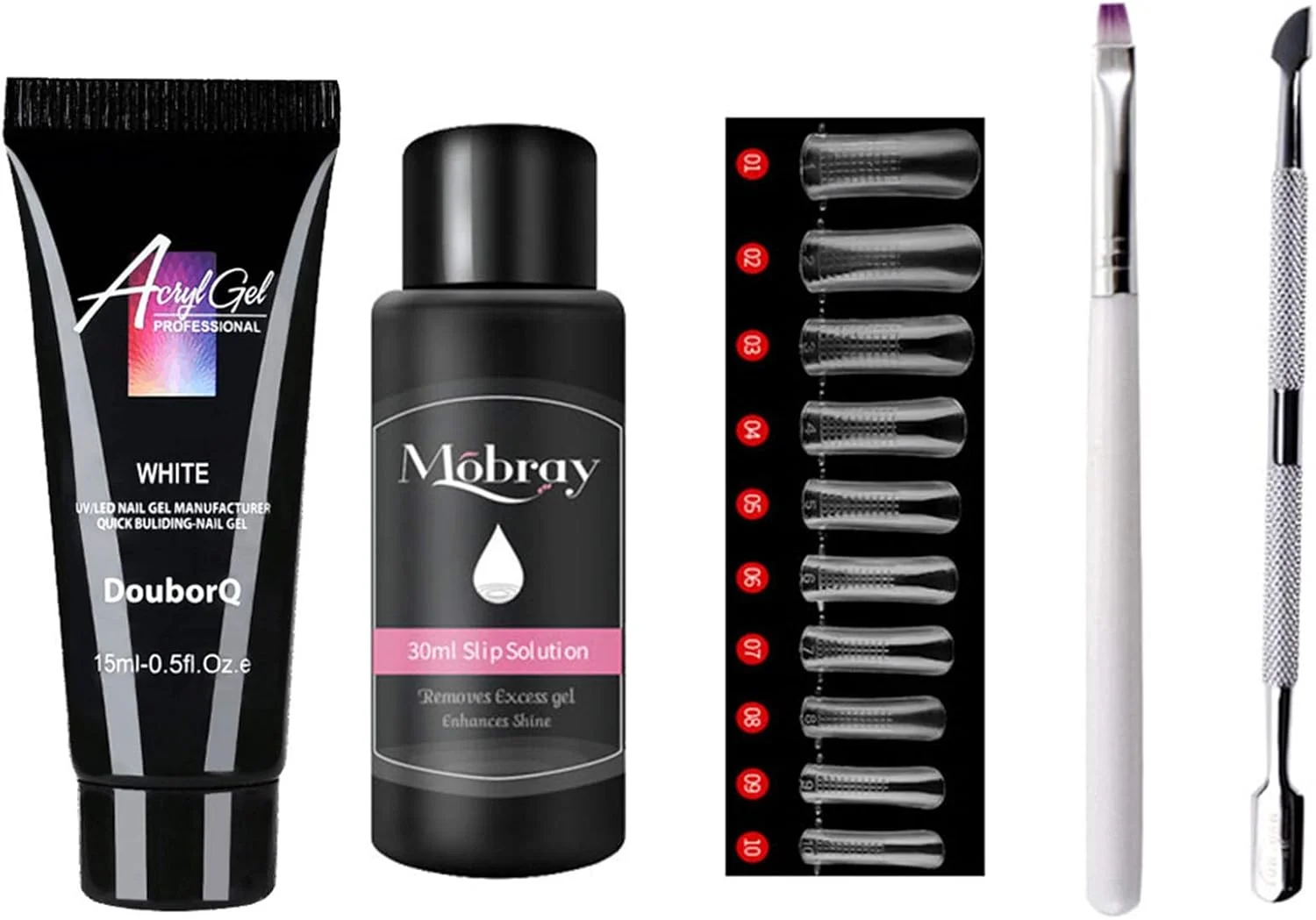 ژل اکستنشن Fawoonu، ژل اکستنشن 15 میلی لیتری با خشک شدن سریع، محلول لغزنده، قالب های ناخن، ست مانیکور ژل اکستنشن Fawoonu، ژل اکستنشن 15 میلی لیتری با خشک شدن سریع، محلول لغزنده، قالب های ناخن، ست مانیکور