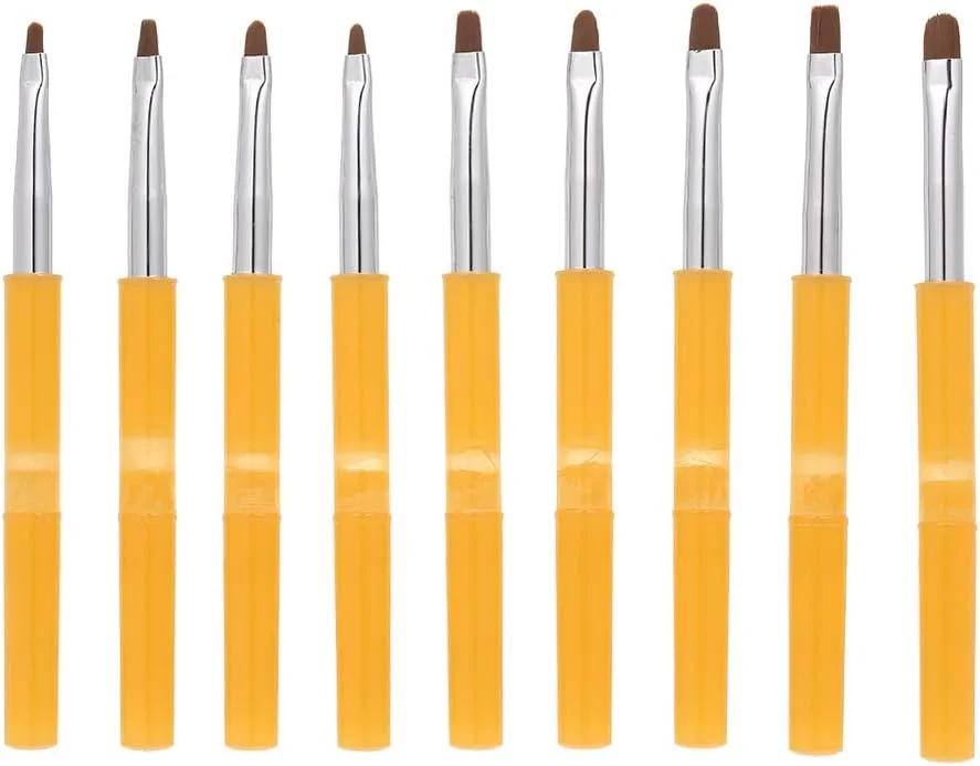 ست طراحی ناخن Fawoonu، ست 9 عددی برس های حرفه ای ژل UV اکریلیک برای طراحی ناخن، قلم طراحی ناخن، ابزار مانیکور ناخن ست طراحی ناخن Fawoonu، ست 9 عددی برس های حرفه ای ژل UV اکریلیک برای طراحی ناخن، قلم طراحی ناخن، ابزار مانیکور ناخن