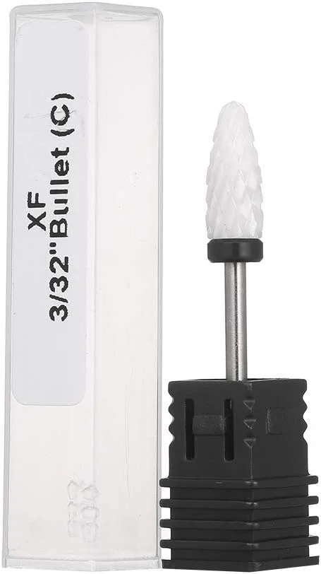 سوهان برقی ناخن Fawoonu، سر سنگ زنی سرامیکی 3/32 اینچی برای ابزارهای سالن آرایش ناخن، استفاده خانگی سوهان برقی ناخن Fawoonu، سر سنگ زنی سرامیکی 3/32 اینچی برای ابزارهای سالن آرایش ناخن، استفاده خانگی