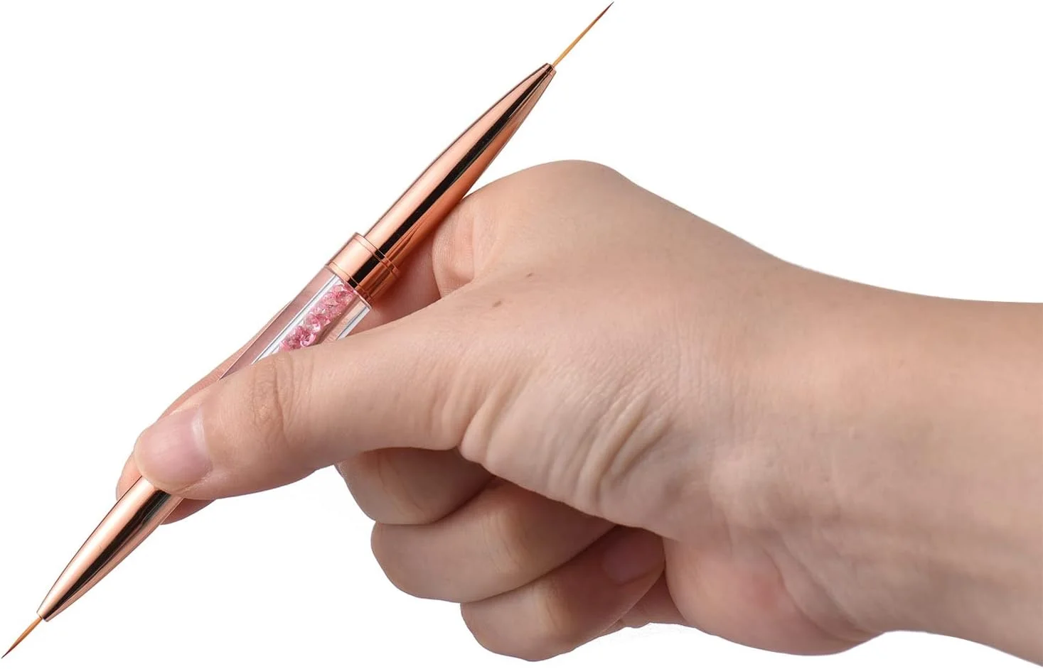 پپیسکی 1 عدد قلم طراحی ناخن دو طرفه، مناسب برای طراحی خطوط، گل و نقاشی با لاک ژل، طول 915 میلی متر، مناسب برای طراحی و نقاشی DIY