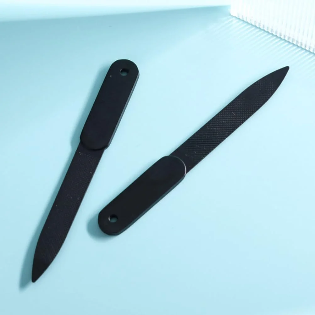 سوهان ناخن 3 عددی Healvian برای ناخن های طبیعی، سوهان ناخن فلزی، سوهان ناخن استیل ضد زنگ، سوهان ناخن بادوام و نازک، ابزار مانیکور پدیکور ناخن پا