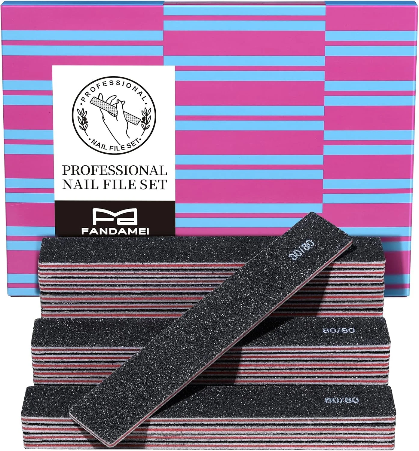 ست ۲۴ عددی سوهان ناخن فندامی، درجه زبری ۸۰/۸۰، سوهان ناخن دو طرفه، سوهان ناخن حرفه ای برای ناخن های طبیعی و اکریلیک، ست سوهان ناخن مستطیلی برای مانیکور، درجه زبری درشت ۸۰/۸۰ ست ۲۴ عددی سوهان ناخن فندامی، درجه زبری ۸۰/۸۰، سوهان ناخن دو طرفه، سوهان ناخن حرفه ای برای ناخن های طبیعی و اکریلیک، ست سوهان ناخن مستطیلی برای مانیکور، درجه زبری درشت ۸۰/۸۰