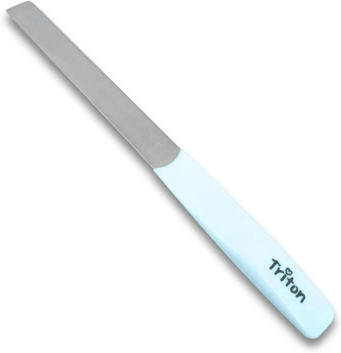 سوهان ناخن حرفه ای با روکش نیکل تریتون، ابزار سوهان ناخن برای مانیکور و پدیکور، سوهان ناخن انگشت دست و پا برای شکل دادن، صاف کردن و طراحی ناخن - آبی روشن