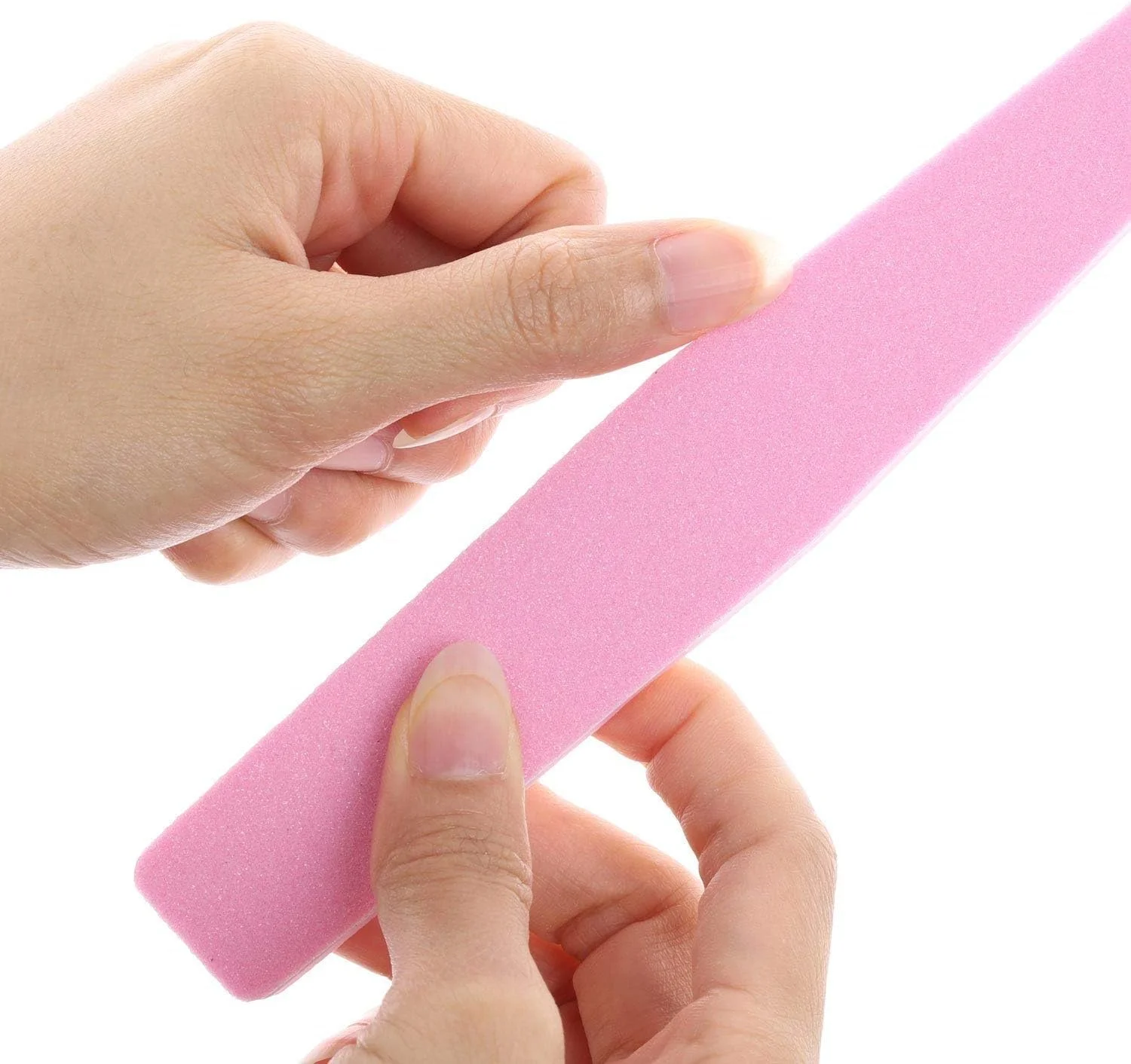 ۱۰ عدد سوهان ناخن اسفنجی دو طرفه قابل شستشو با درجه زبری ۱۰۰/۱۸۰ (صورتی) ۱۰ عدد سوهان ناخن اسفنجی دو طرفه قابل شستشو با درجه زبری ۱۰۰/۱۸۰ (صورتی)