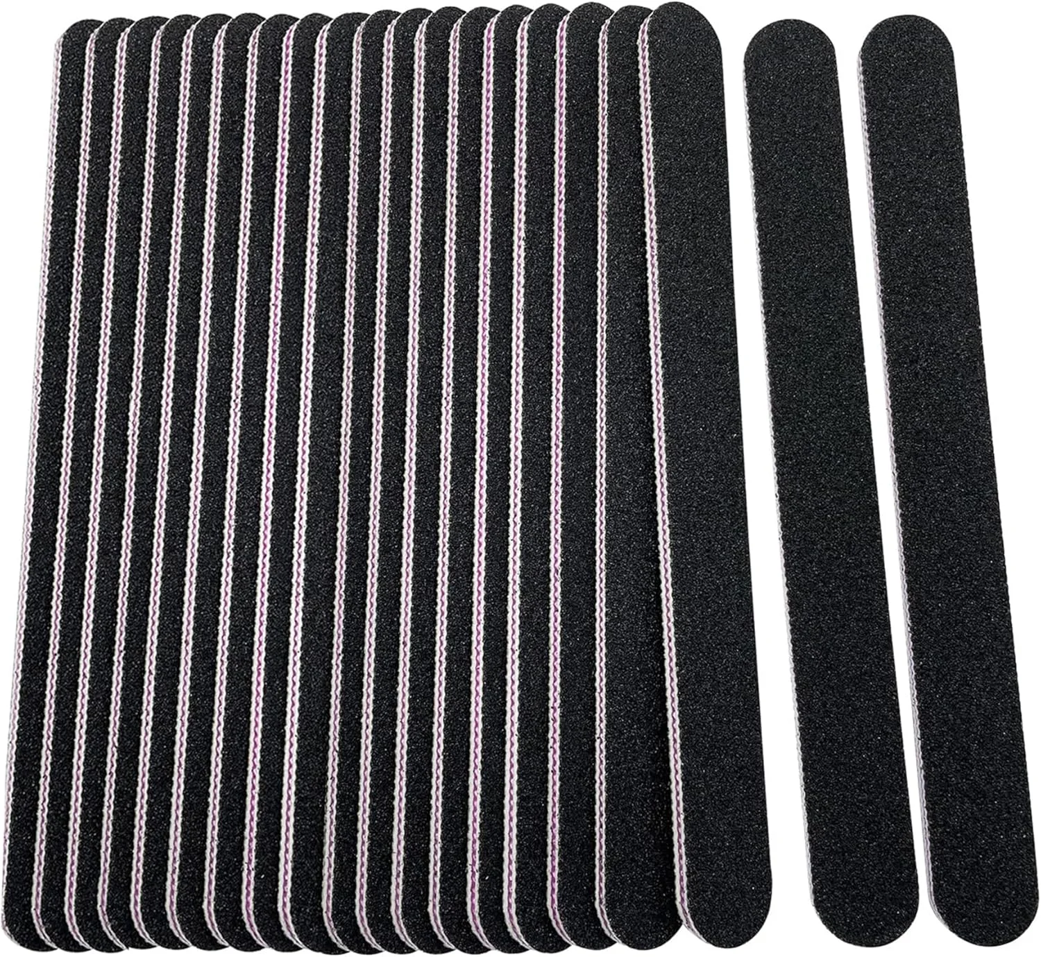 ۲۰ عدد سوهان ناخن حرفه ای، سمباده دو طرفه، قابل شستشو با درجه زبری ۱۰۰/۱۸۰، ابزار مانیکور و فرم دهی ناخن، ابزار آرایش ناخن و پیرایش حیوانات خانگی