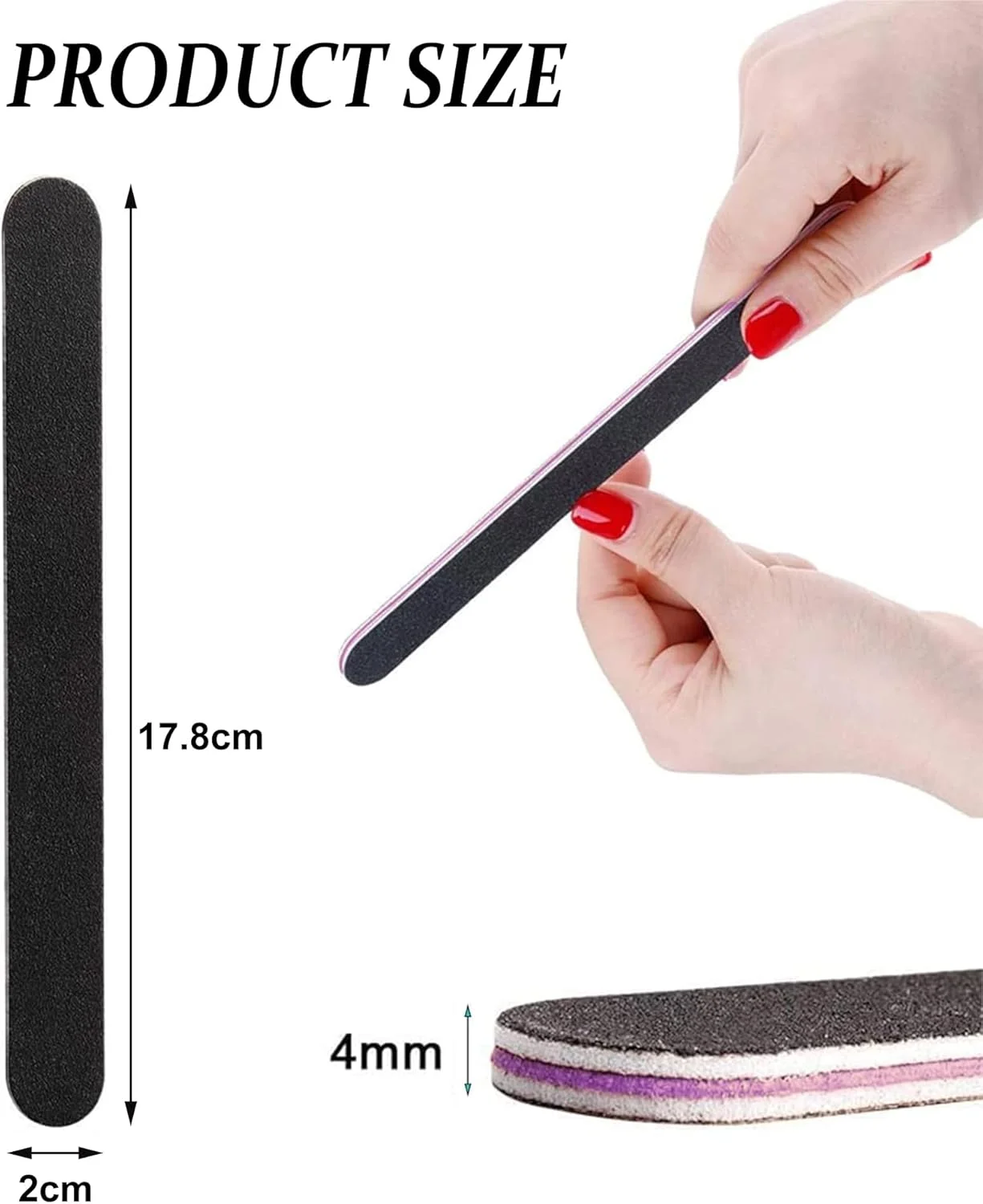 ۲۰ عدد سوهان ناخن حرفه ای، سمباده دو طرفه، قابل شستشو با درجه زبری ۱۰۰/۱۸۰، ابزار مانیکور و فرم دهی ناخن، ابزار آرایش ناخن و پیرایش حیوانات خانگی