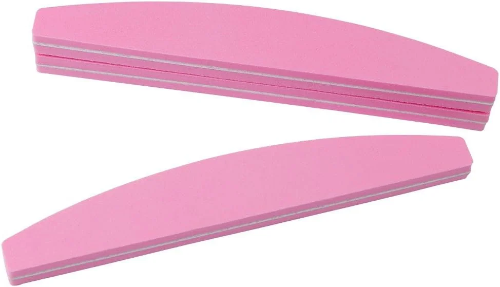 ابزار سوهان ناخن، بافر، پولیش و مانیکور، مناسب برای ژل و اکریلیک، درجه زبری 100/180