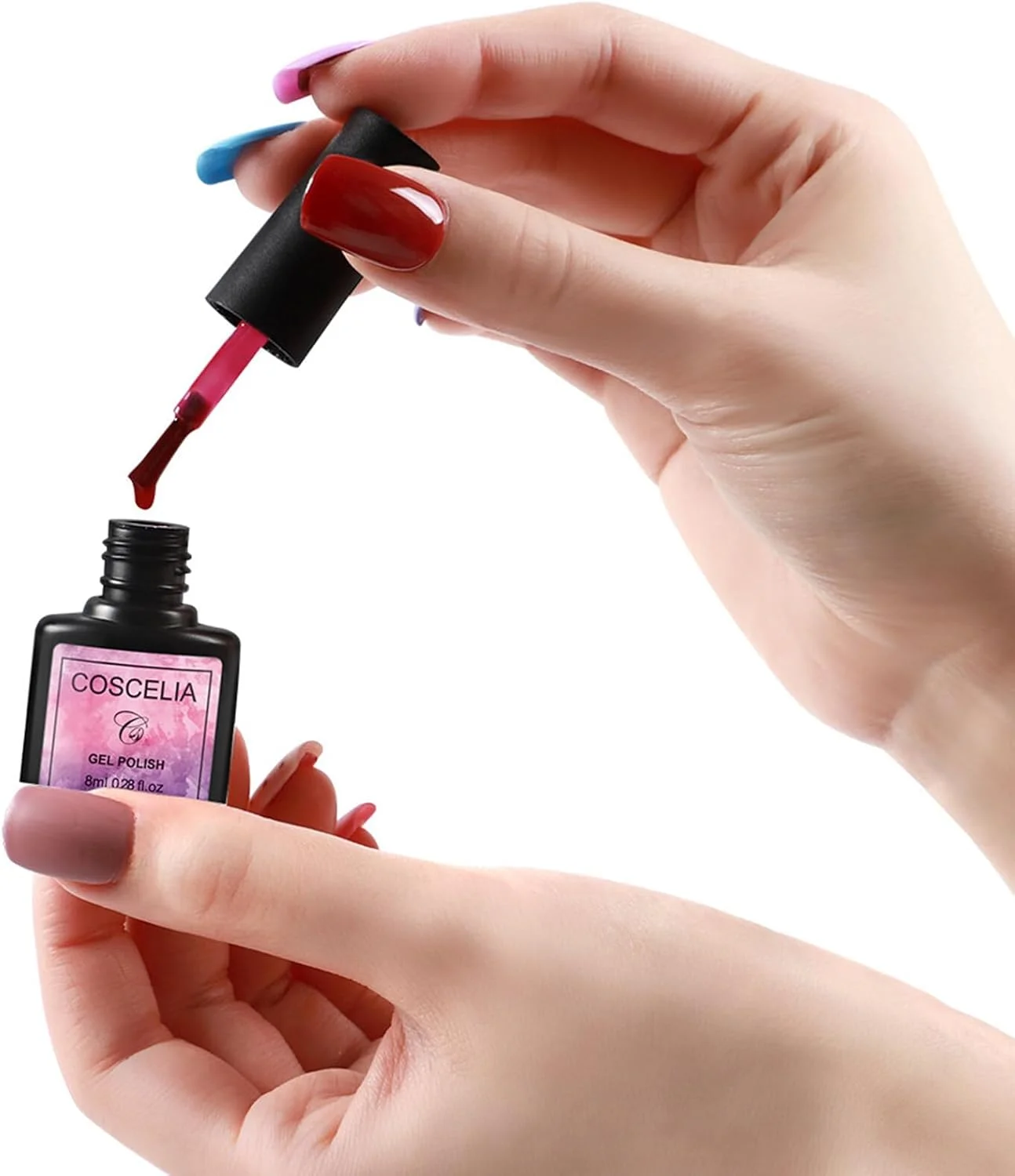 ست شروع لاک ژل ایرومی ۱۰ رنگ + لامپ مانیکور + ست ابزار مانیکور