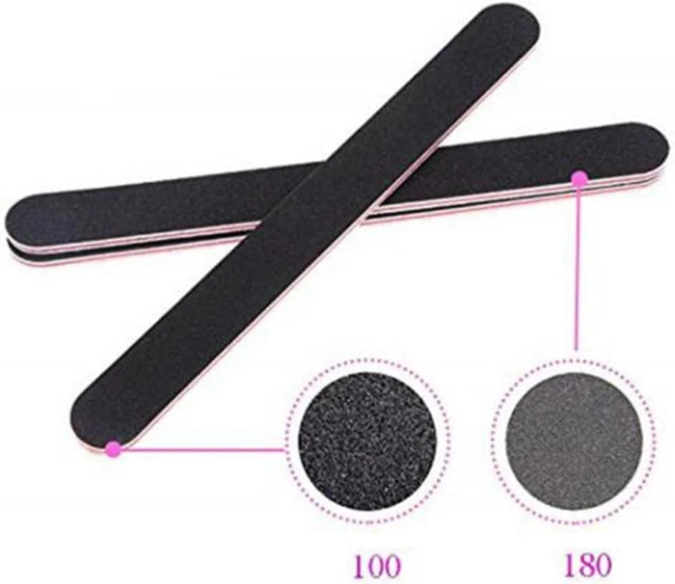 مجموعه ۱۲ عددی سوهان و بافر ناخن