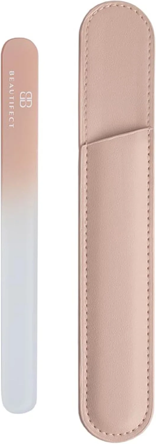 سوهان ناخن کریستالی بیوتیفکت - سوهان ناخن شیشه ای با دقت بالا - سوهان ناخن شیشه ای مقاوم و حرارت دیده - به همراه کیف چرمی گیاهی - سوهان شیشه ای برای ناخن های طبیعی و مانیکور سوهان ناخن کریستالی بیوتیفکت - سوهان ناخن شیشه ای با دقت بالا - سوهان ناخن شیشه ای مقاوم و حرارت دیده - به همراه کیف چرمی گیاهی - سوهان شیشه ای برای ناخن های طبیعی و مانیکور