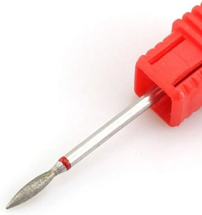 ست ۳ عددی سر سوهان الماسه ناخن Natury Nails، مانیکور روسی کوتیکول (دانه ریز) ۲.۳ میلی متر