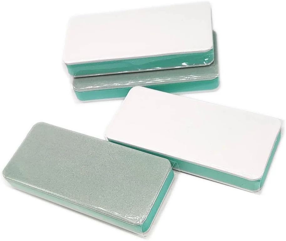 بلاک پولیشینگ عتیقه 6 عددی، پد سمباده عتیقه، بلاک بافر عتیقه، بلاک پولیشینگ ناخن دو طرفه، بلاک بافر ناخن (سبز و سفید، 600#/3000#)