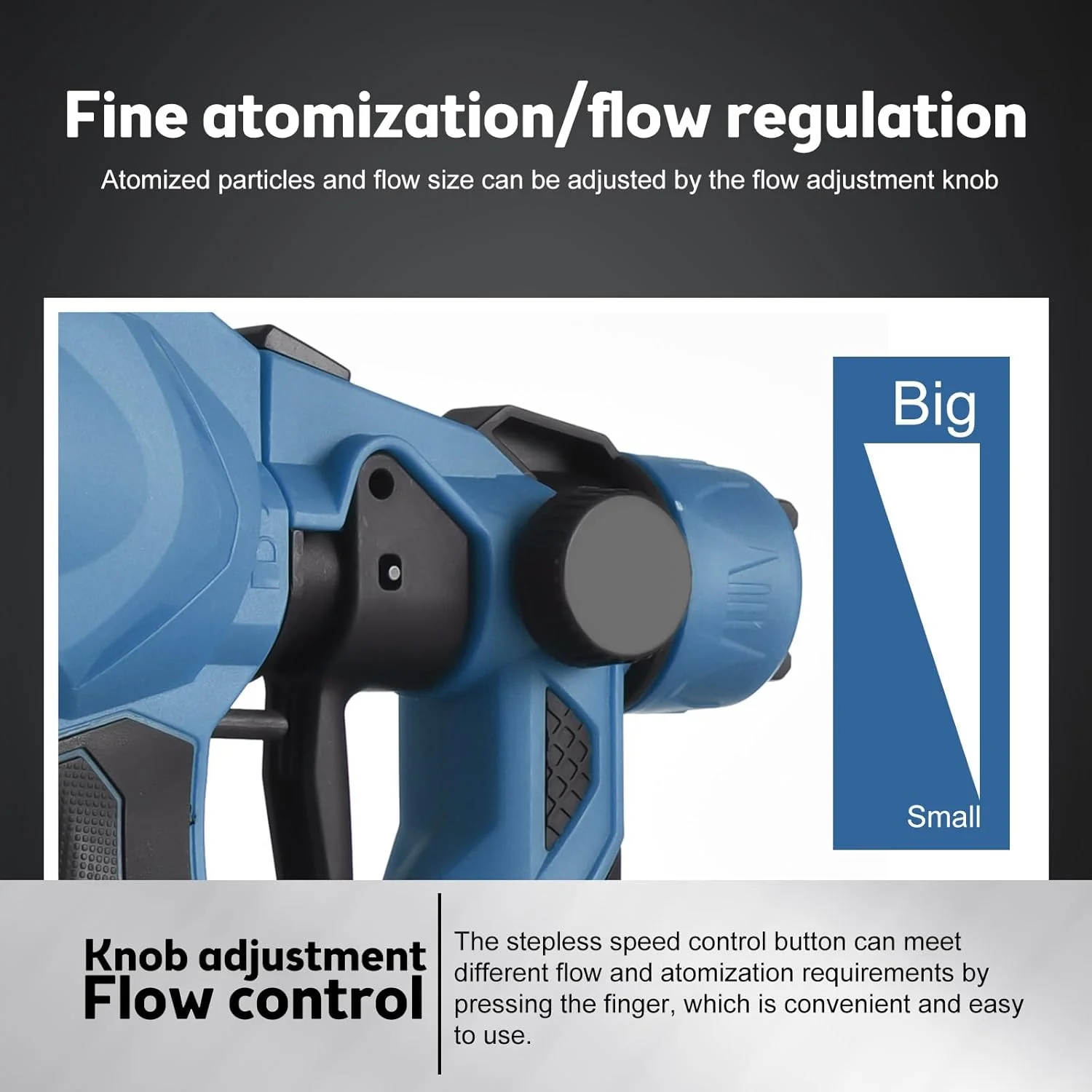 ابزار رنگ پاش برقی شارژی 21 ولت با 4 نازل مسی، 3 الگو، مخزن 800 میلی لیتری برای مبلمان، حصار، دیوارها، درب، باغ و غیره