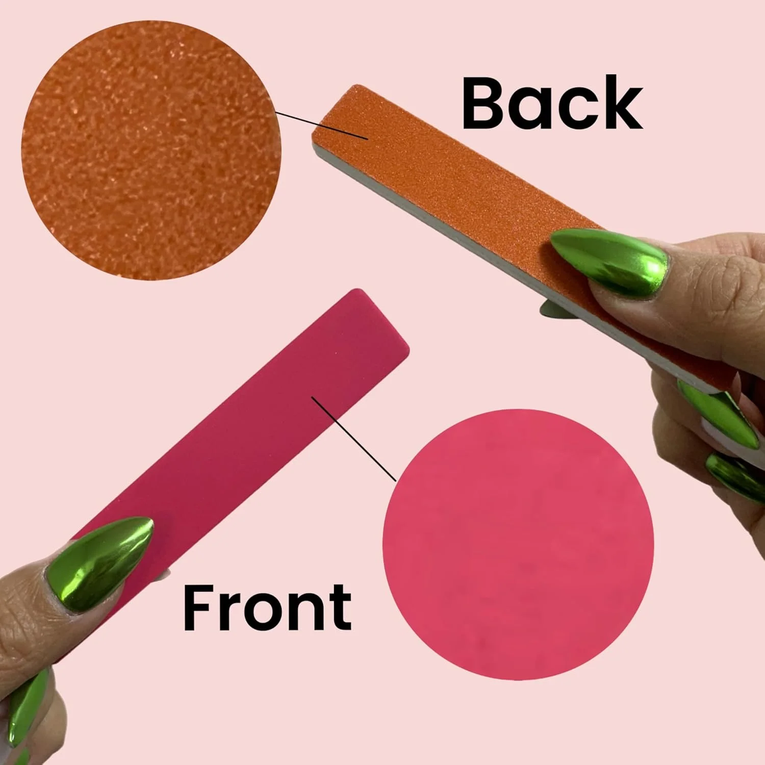 مجموعه ۱۲ عددی سوهان ناخن دو طرفه با زبری درشت و نرم، دارای جعبه جداگانه، دسته نرم و راحت، مناسب برای فرم دادن، صاف کردن، صیقل دادن و پرداخت ناخن، اندازه مسافرتی 4.25 اینچ، مورد تایید TSA