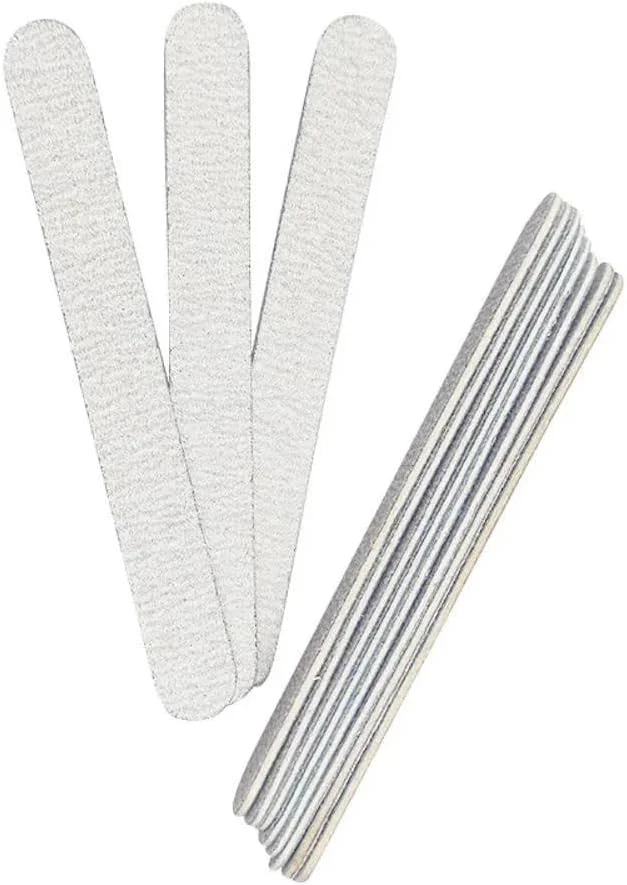 بسته 50 عددی، سوهان ناخن حرفه ای 5 اینچی دو طرفه با درجه زبری 100/180، ابزار مانیکور و پدیکور