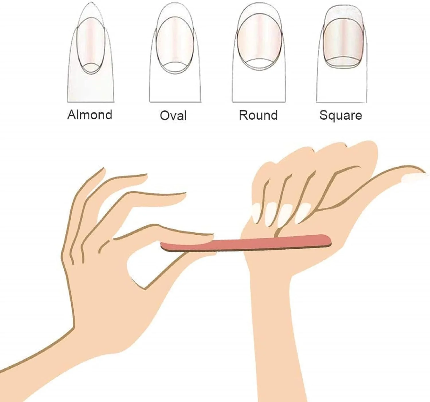سوهان ناخن حرفه ای قابل استفاده مجدد، 12 عدد، درجه زبری 100/180، سمباده دو طرفه، ابزار مانیکور برای ناخن های اکریلیک