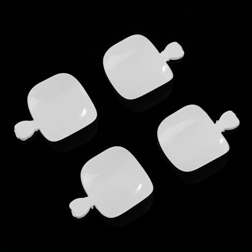 مجموعه 500 عددی ناخن مصنوعی پا پوشش کامل برای طراحی ناخن و مانیکور در سالن ها، 12 سایز