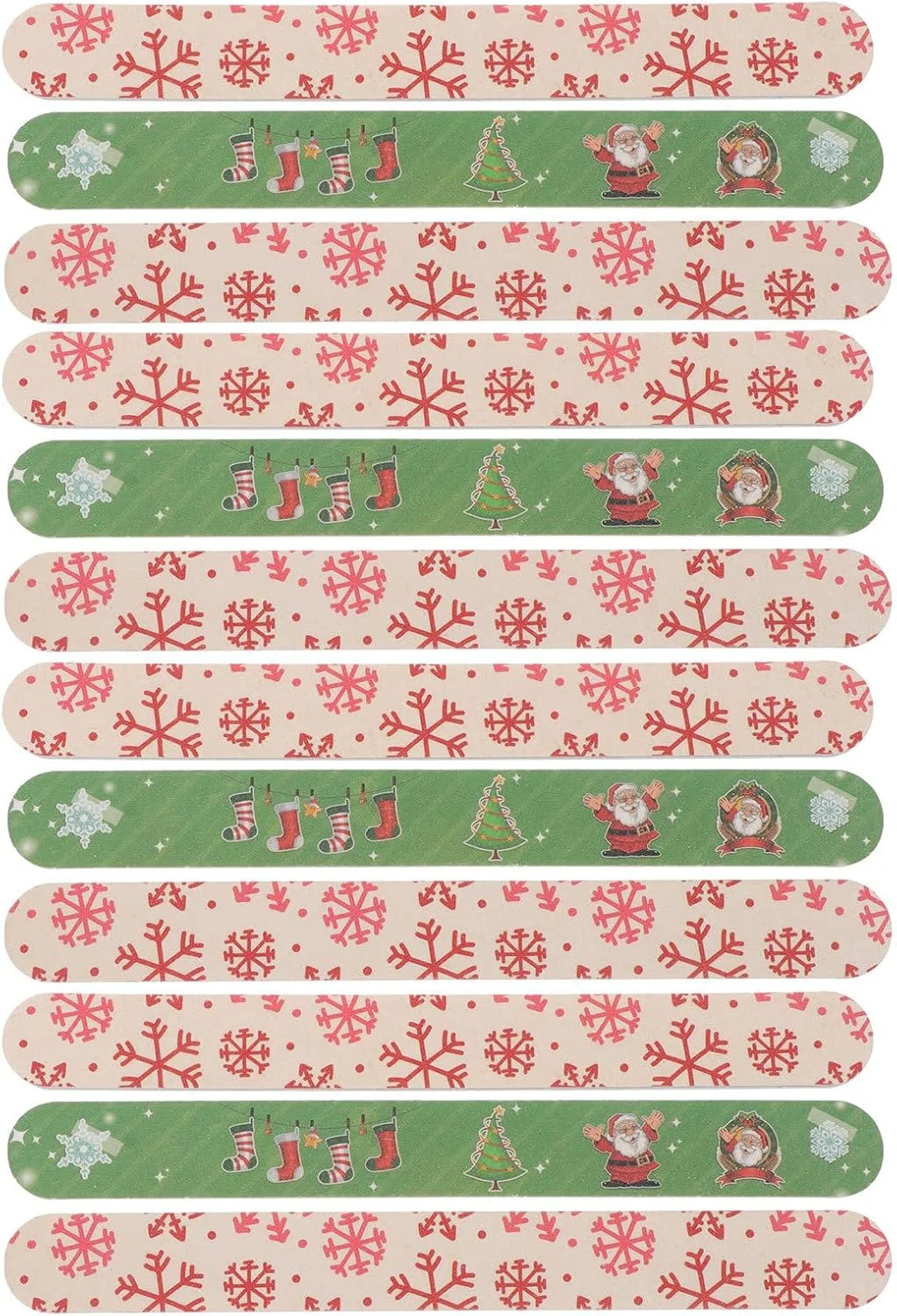 فومی یس 12 عدد سوهان ناخن کریسمس، سوهان ناخن دو طرفه با طرح کریسمس، سوهان ناخن EVA رنگارنگ ابزار DIY فومی یس 12 عدد سوهان ناخن کریسمس، سوهان ناخن دو طرفه با طرح کریسمس، سوهان ناخن EVA رنگارنگ ابزار DIY