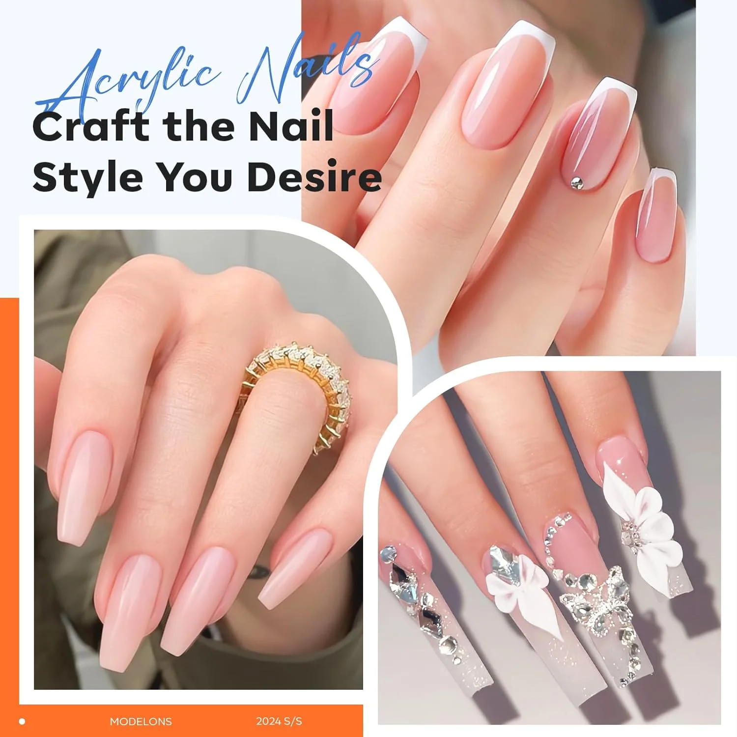 مونومر 240 میلی لیتری Modelones - مایع اکریلیک ناخن حرفه ای - مایع مونومر اکریلیک برای پودر اکریلیک، اکستنشن ناخن های اکریلیک - بدون MMA، بدون زرد شدن