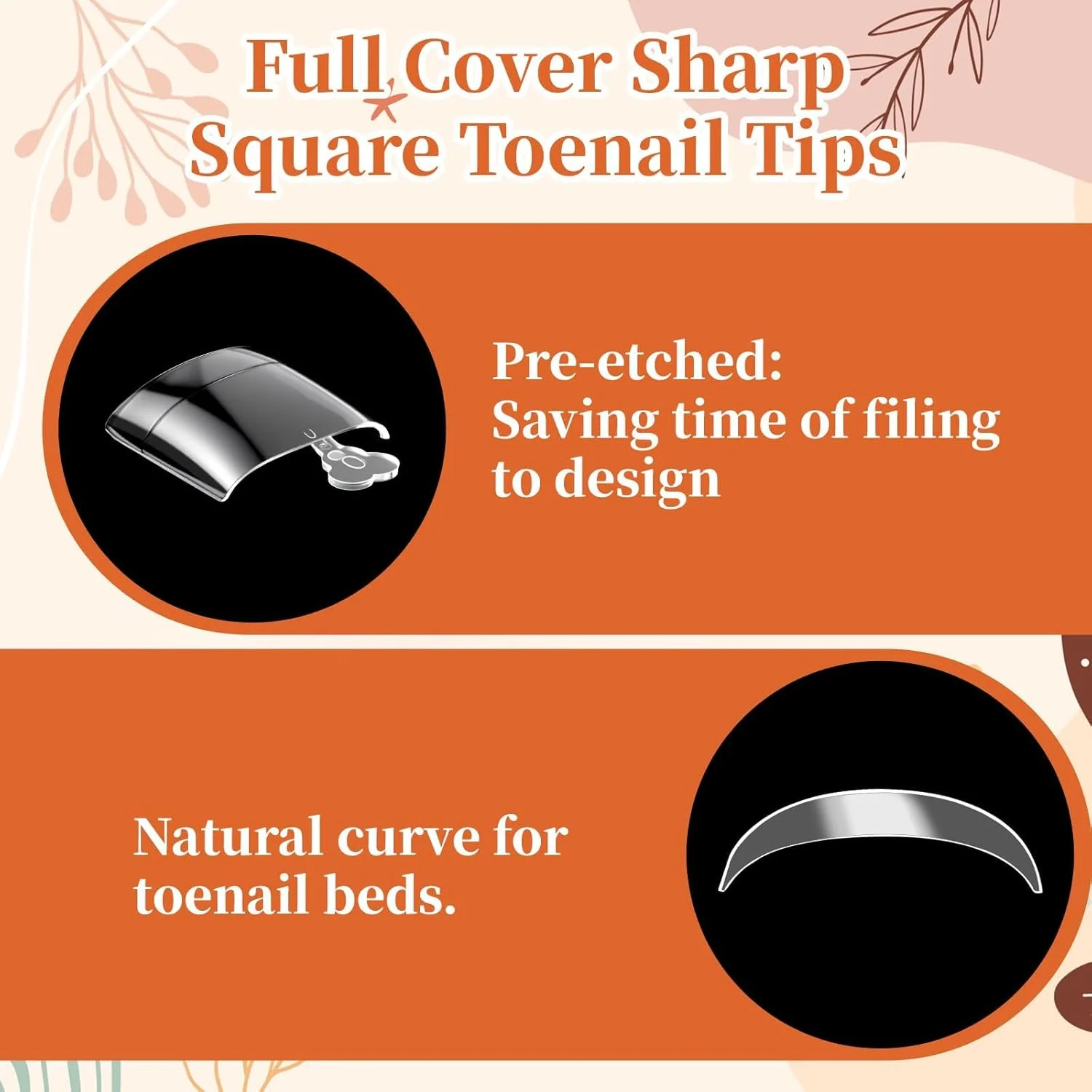 ۲۴۰ عدد تیپ ناخن انگشت پا مربعی، ناخن مصنوعی چسبی پوشش کامل، پرداخت مات شفاف از قبل حک شده، کیت اکستنشن پدیکور اکریلیک DIY، برای استفاده در سالن و منزل ۲۴۰ عدد تیپ ناخن انگشت پا مربعی، ناخن مصنوعی چسبی پوشش کامل، پرداخت مات شفاف از قبل حک شده، کیت اکستنشن پدیکور اکریلیک DIY، برای استفاده در سالن و منزل