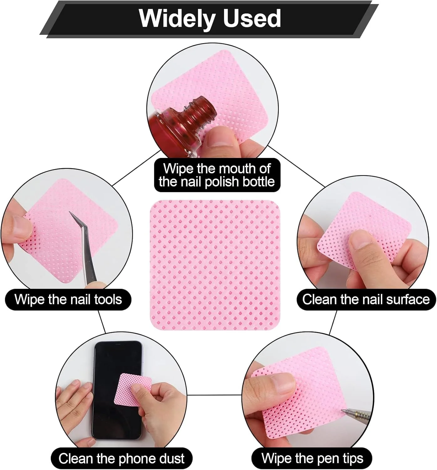 پد پنبه ای ناخن تزویق 400 عددی، 1 عدد بطری پمپ دار، دستمال مرطوب چسب مژه غیر بافته نرم و جاذب، رطوبت گیر لاک ناخن برای محصولات اکستنشن مژه و بطری های لاک ناخن پد پنبه ای ناخن تزویق 400 عددی، 1 عدد بطری پمپ دار، دستمال مرطوب چسب مژه غیر بافته نرم و جاذب، رطوبت گیر لاک ناخن برای محصولات اکستنشن مژه و بطری های لاک ناخن