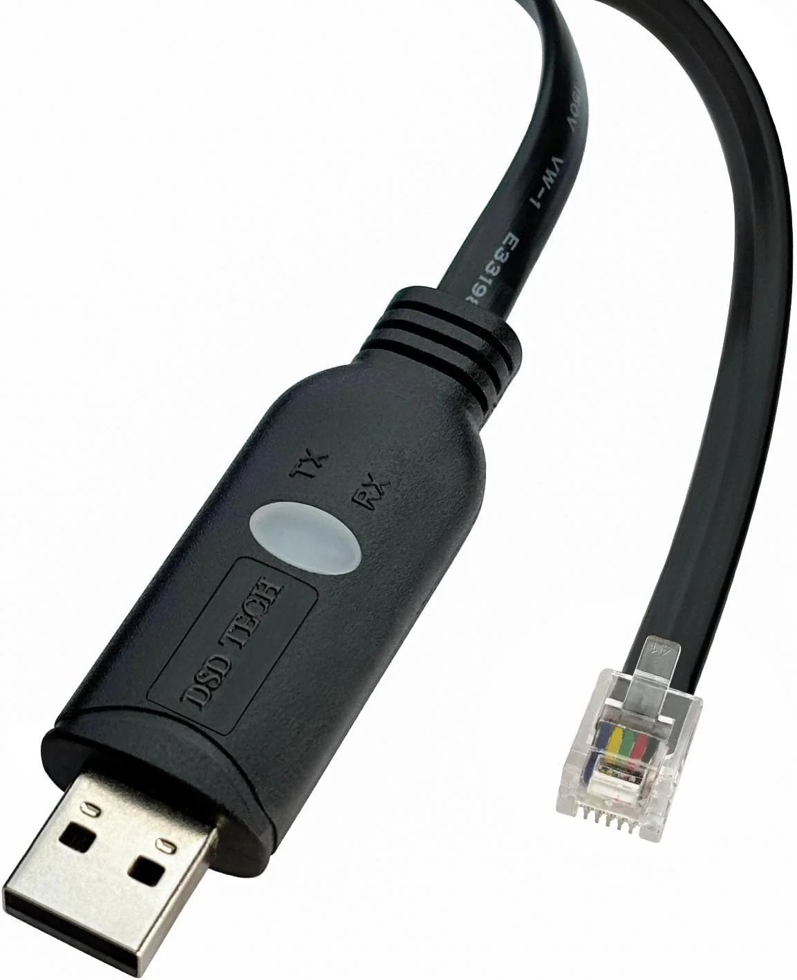 کابل سریال USB به RJ12 RJ11 6P4C RS232 مدل DSD TECH SH-RJ12B (مشکی) کابل سریال USB به RJ12 RJ11 6P4C RS232 مدل DSD TECH SH-RJ12B (مشکی)