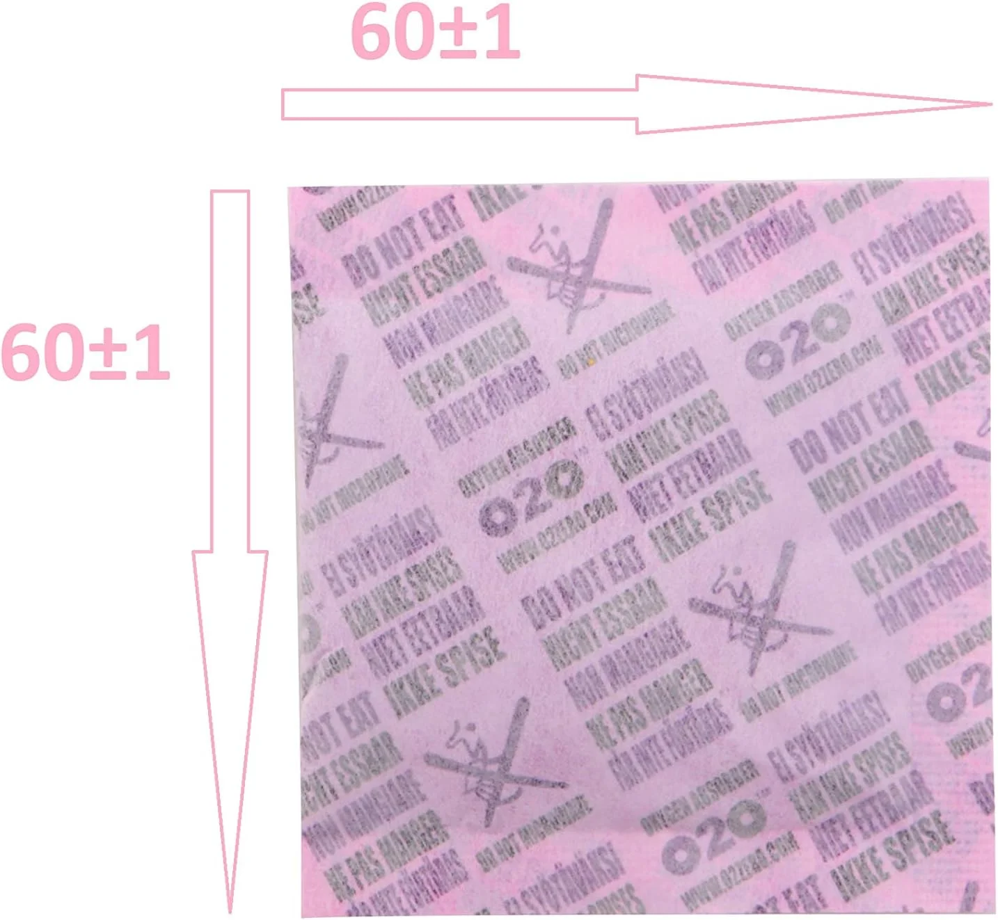 جاذب اکسیژن سریع 200 سی سی | پاک کننده اکسیژن | 100 عدد ساشه | دارای تاییدیه BRC و FDA | انطباق با اتحادیه اروپا | نگهداری مواد غذایی | درجه غذایی | افزایش ماندگاری | ضد روغن