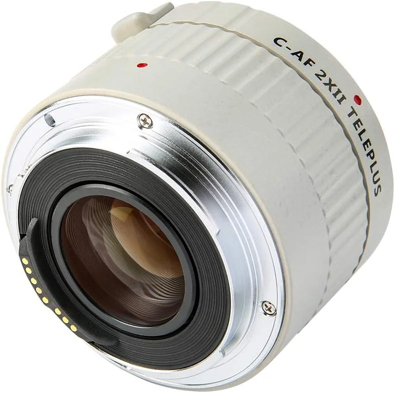 مبدل تله فوتو با فوکوس خودکار Morelian C-AF 2XII، افزایش دهنده بزرگنمایی جایگزین برای لنزهای Canon EF Mount مدل های 7D 6D 7DII 80D 5D2 5D3 5DS 5DSR 1DMark I/II/III/IV 1DS Mark I/II/III 1DX DSLR