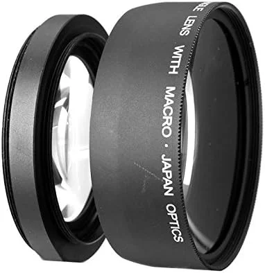 لنز دوربین واید انگل 58 میلی‌متری 0.45X MASUNN برای دوربین‌های Canon Eos 350D 400D 450D 500D 1000D 550D 600D 1100D Dslr