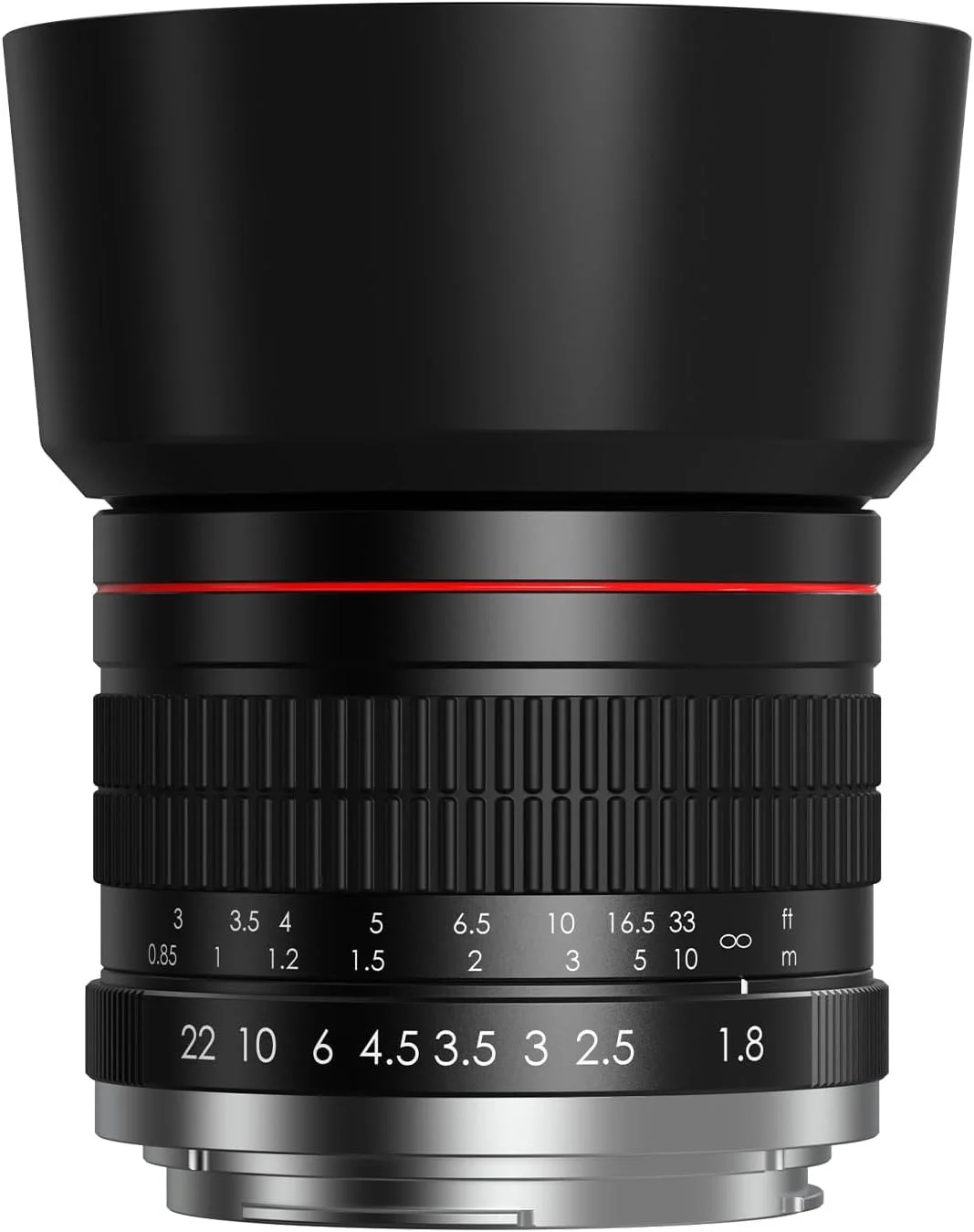 لنز پرتره Lightdow RF 85mm f1.8 - MF برای دوربین های بدون آینه Canon EOS با مانت RF (فوکوس دستی، تله متوسط)