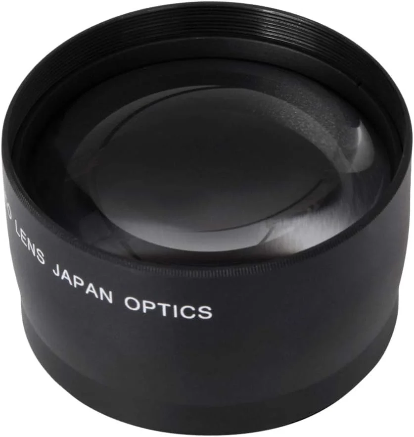 مبدل لنز تله فوتو 52 میلی متری 2X فلزی برای کانن نیکون